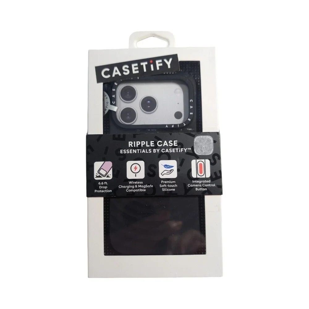 Cc7-O CASETiFY Ripple Case For Apple iPhone 17‎ pro - Black